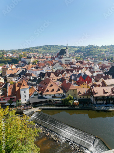 View of the city Czech Krumlov