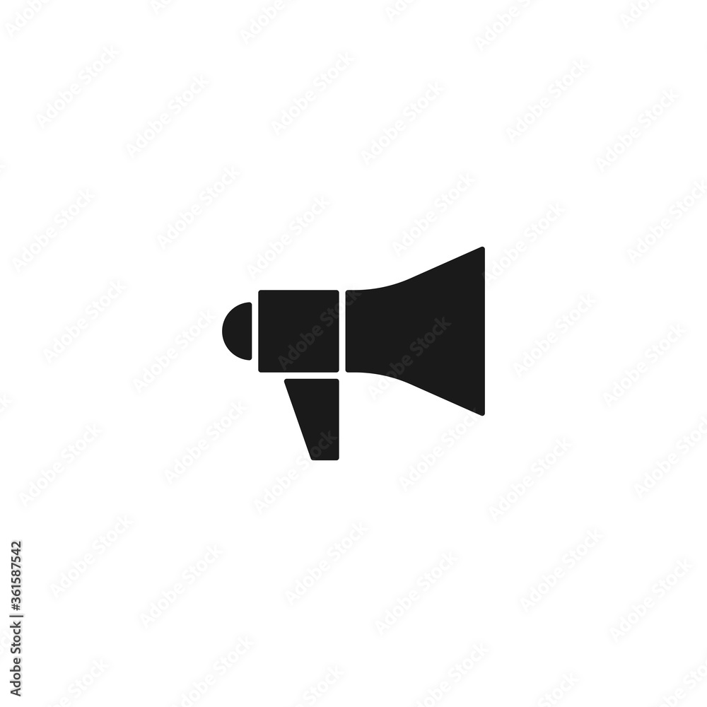 Megaphone icon. Loudspeaker symbol modern, simple, vector, icon for website design, mobile app, ui. Vector Illustration Megaphone icon. Loudspeaker symbol modern, simple, vector, icon for website design, mobile app, ui. Vector Illustration