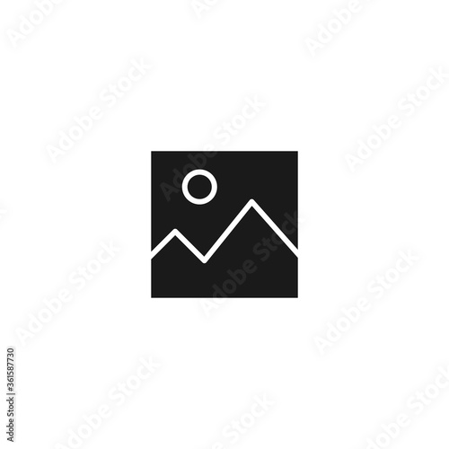 Picture icon. symbol modern, simple, vector, icon for website design, mobile app, ui. Vector Illustration