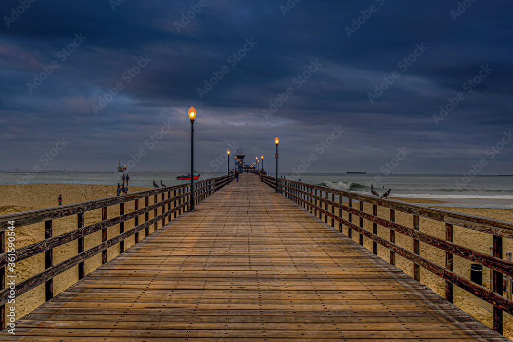early morning on the pier