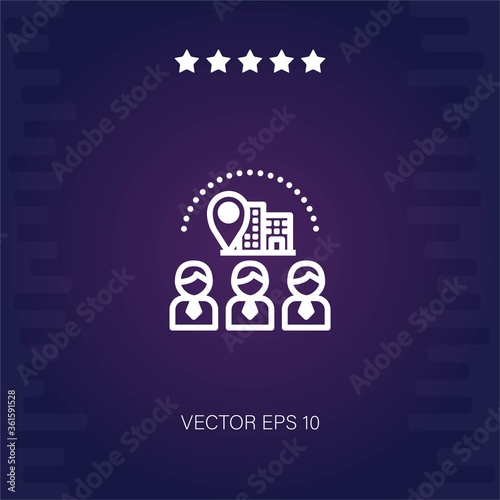 visitor vector icon