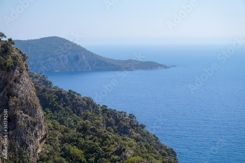 Butterfly Valley panorama in Fethiye  Turkey