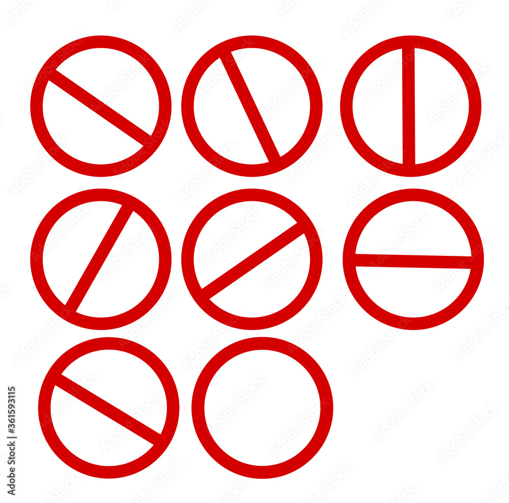 No entry icon.Traffic sign illustration, Not Allowed Sign, isolated on the white, illustration vector No entry icon.Traffic sign illustration, Not Allowed Sign, isolated on the white, illustration vector