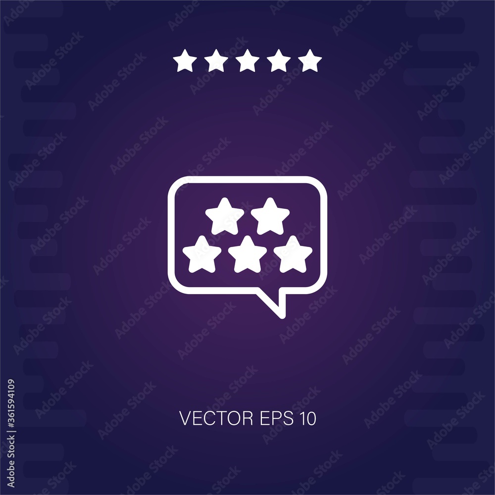 rating vector icon rating vector icon
