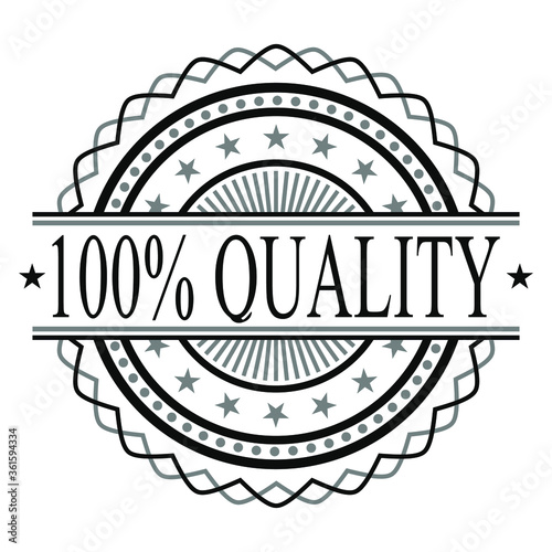 Quality Certified Original Stamp Design Vector Art.
