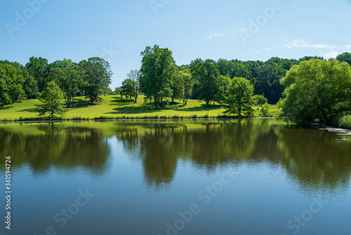 Overlooking Lake Caroline
