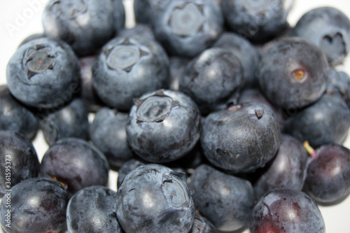 blueberry pile of blueberries fruit background with copy space healthy full of vitamins or antioxidants