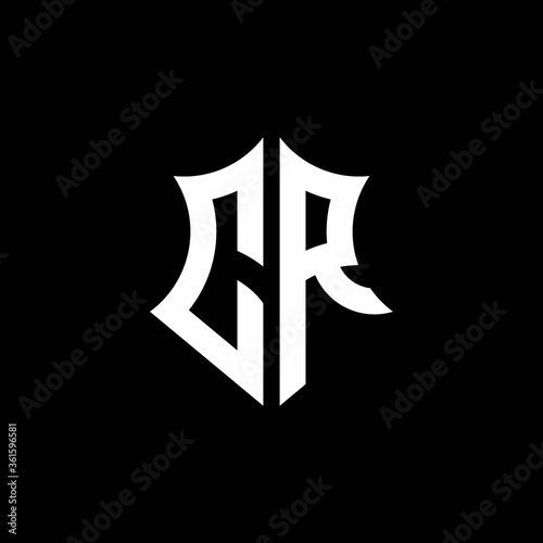 CR monogram logo with a sharp shield style