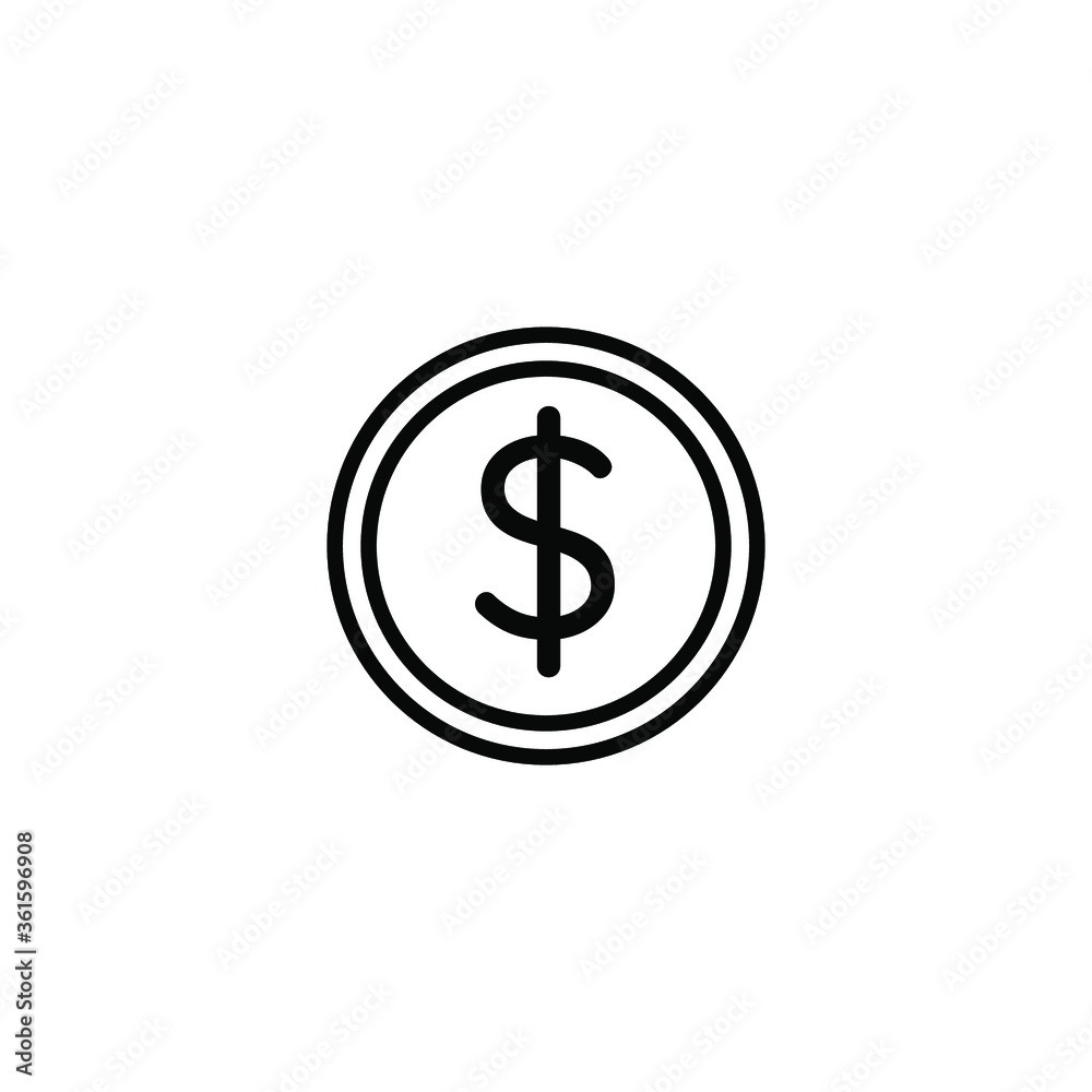 Business & Finance Flat Icon Coin Business & Finance Flat Icon Coin