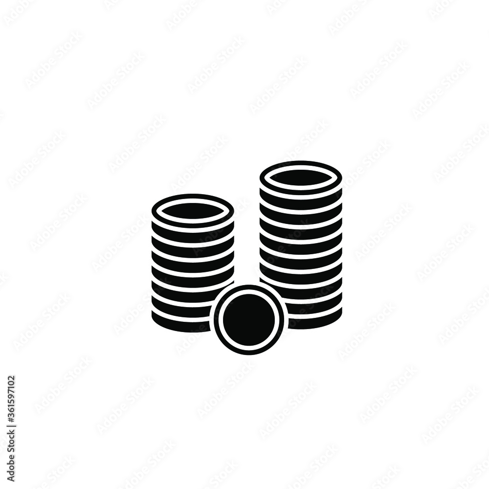 Business & Finance Flat Icon Coin Business & Finance Flat Icon Coin