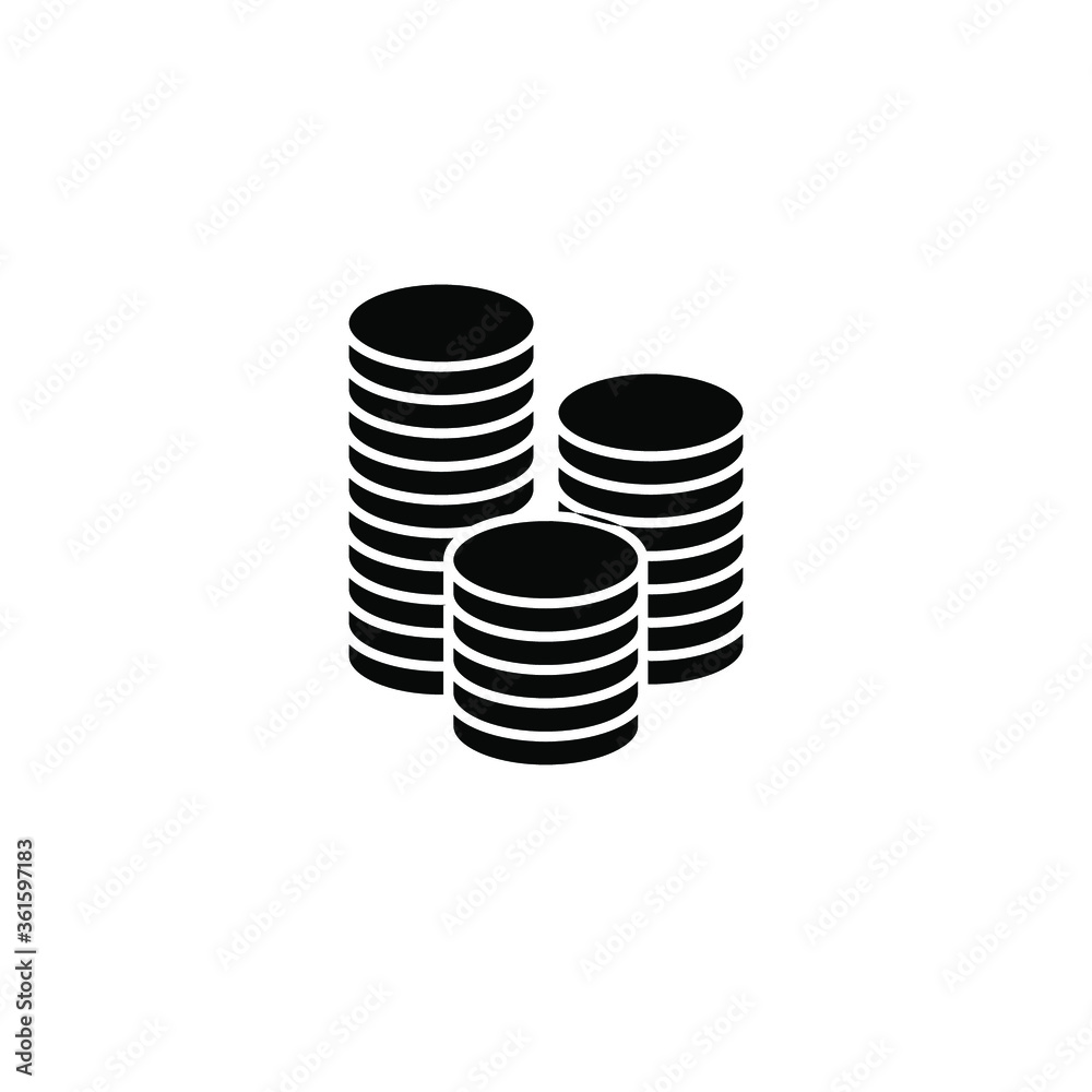 Business & Finance Flat Icon Coin Business & Finance Flat Icon Coin