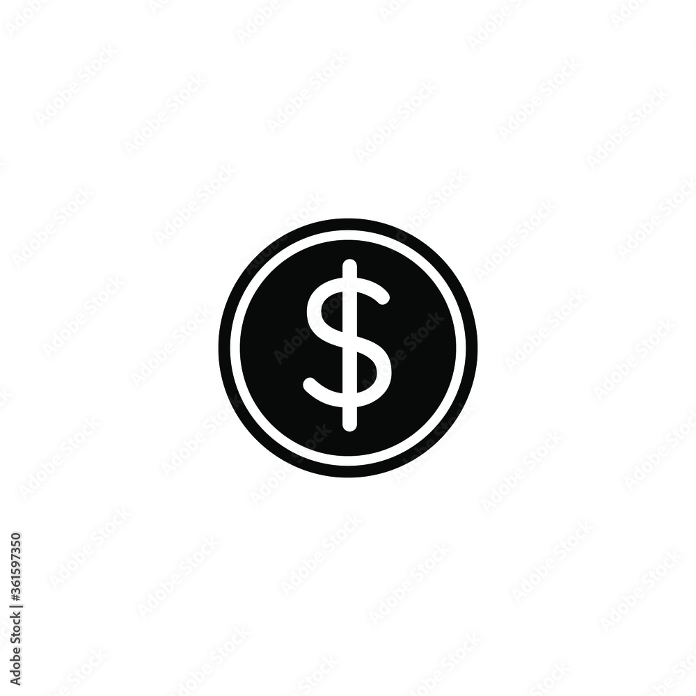Business & Finance Flat Icon Coin Business & Finance Flat Icon Coin