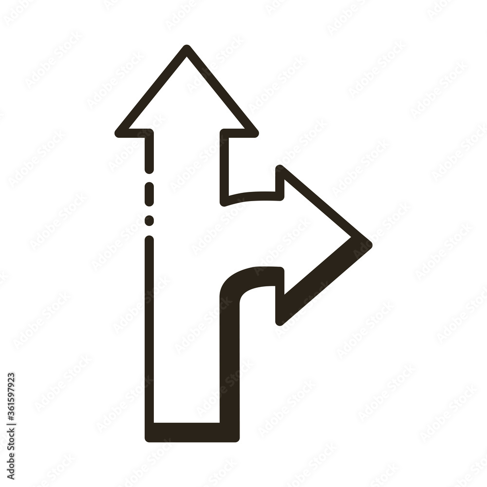 arrow up direction line style icon arrow up direction line style icon