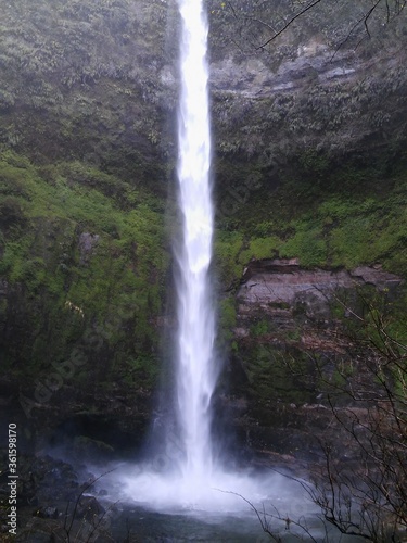 waterfall in Pucon  Chile