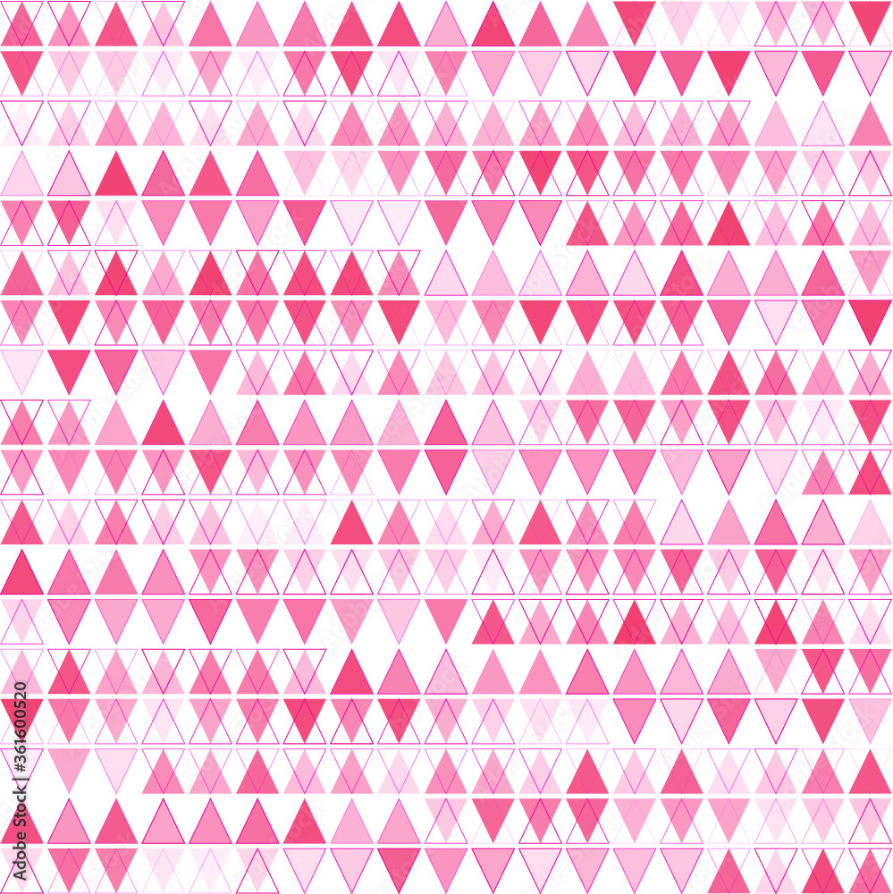 Red triangles - seamless geometric background