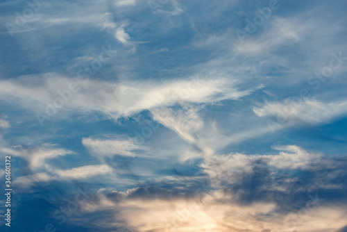 Fototapeta Naklejka Na Ścianę i Meble -  Amazing cloudscape on the sky.