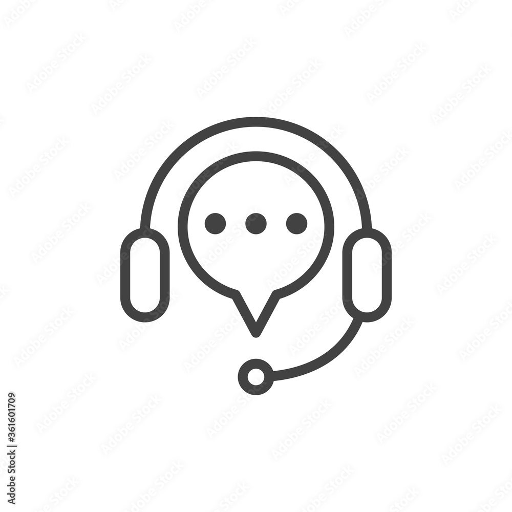 Service outline icon. Vector illustration. Service outline icon. Vector illustration.