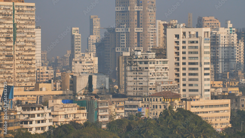 Skyscrapers of the city of Mumbai India.