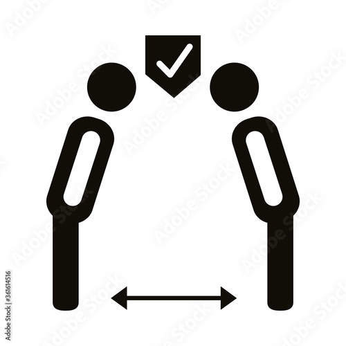 male humans silhouettes distance social silhouette style icon