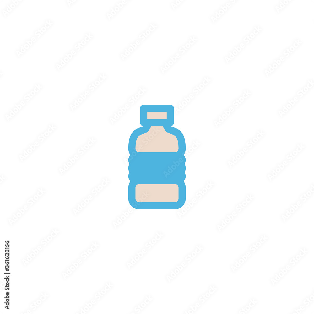 water bottle icon flat vector logo design trendy water bottle icon flat vector logo design trendy