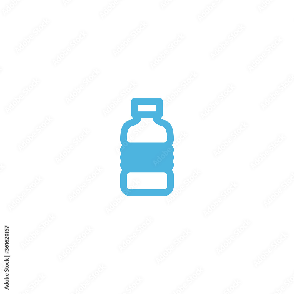 water bottle icon flat vector logo design trendy water bottle icon flat vector logo design trendy