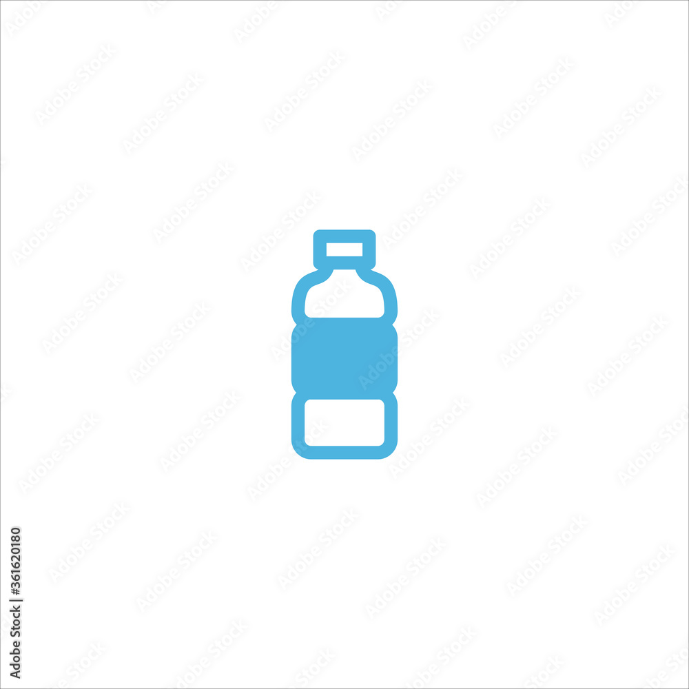 water bottle icon flat vector logo design trendy water bottle icon flat vector logo design trendy