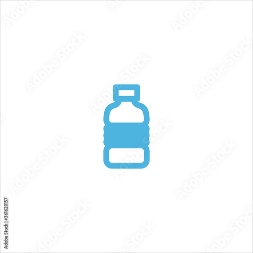 water bottle icon flat vector logo design trendy