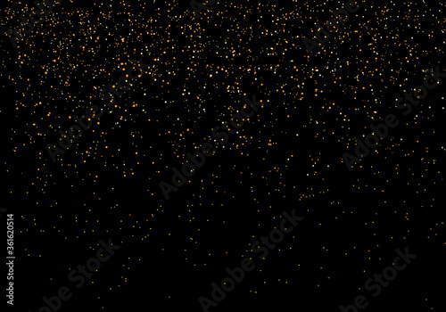 Glitter gold dust