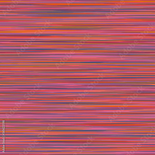 
Seamless vector pattern marl stripe. Rainbow variegated heather texture background. Vintage 70s style striped abstract all over print