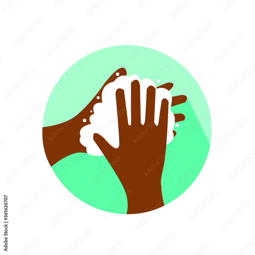 Wash your hands illustration vector Wash your hands illustration vector