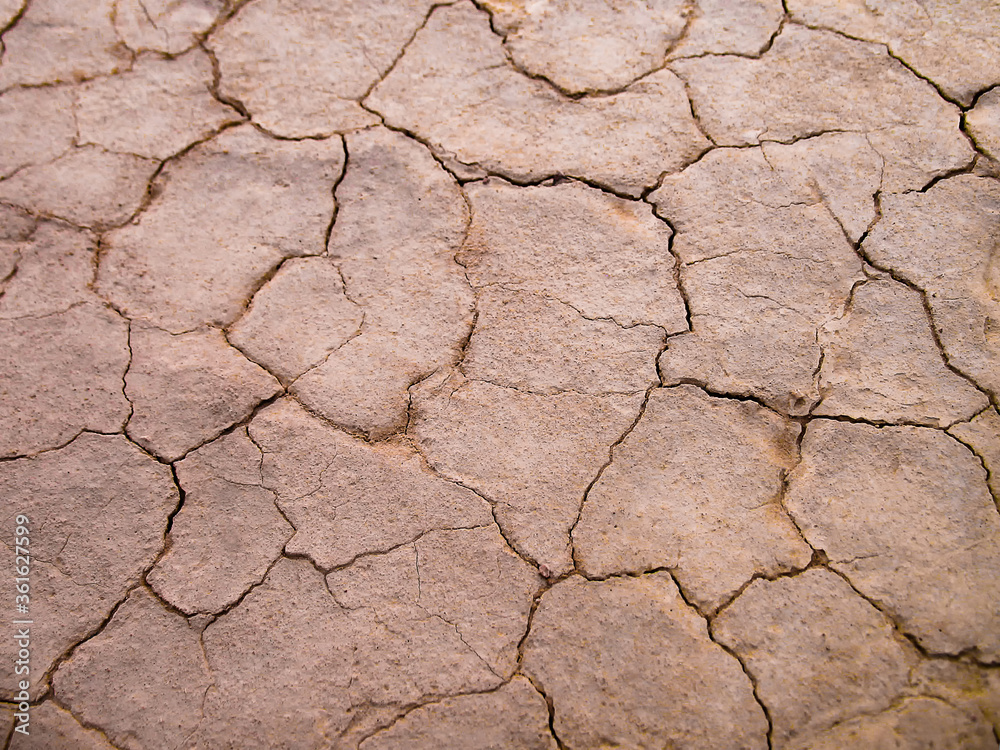 Dry land in the middle of the Jordanian desert Dry land in the middle of the Jordanian desert
