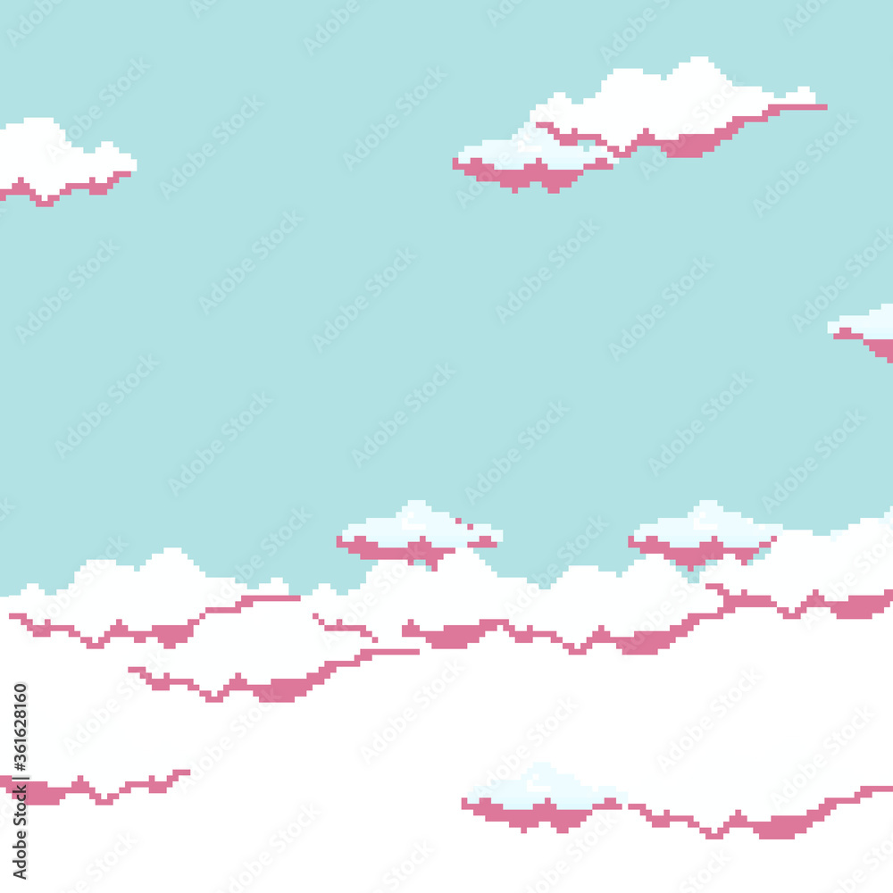 Pixel Art Sky Clouds Game Design với những đôi cánh tuyệt đẹp và những đám mây lơ lửng sẽ đưa bạn vào một thế giới đáng ngạc nhiên. Cảm nhận hơi thở của gió, bay lượn giữa những đám mây có hình dạng kì dị và tận hưởng những cảm xúc tuyệt vời nhất từ trò chơi này!