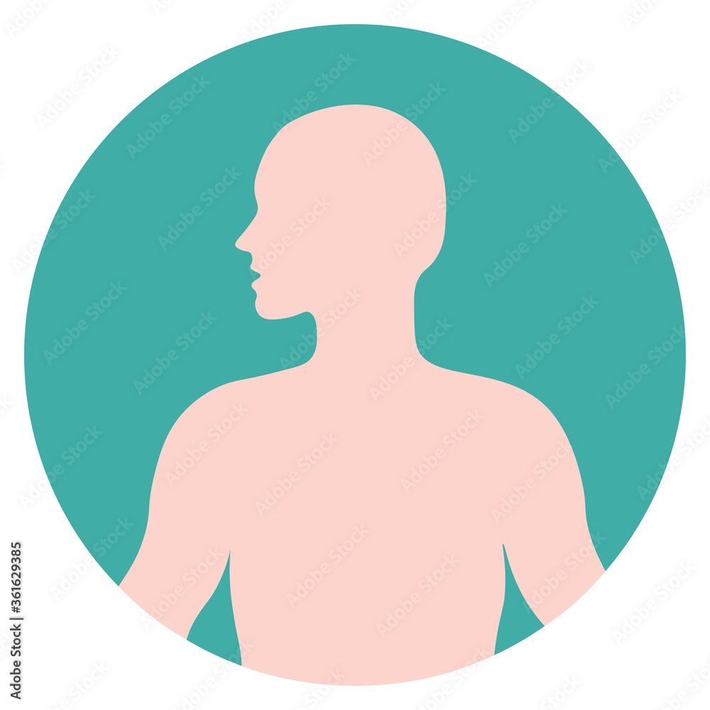 human body icon, vector flat illustration, symbols for web, apps, print. human body icon, vector flat illustration, symbols for web, apps, print.