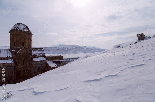 Turkey. Ani Ruins - Armenian capital in the past, now is plateau with the ruins of churches (City of 1001 Churches). 