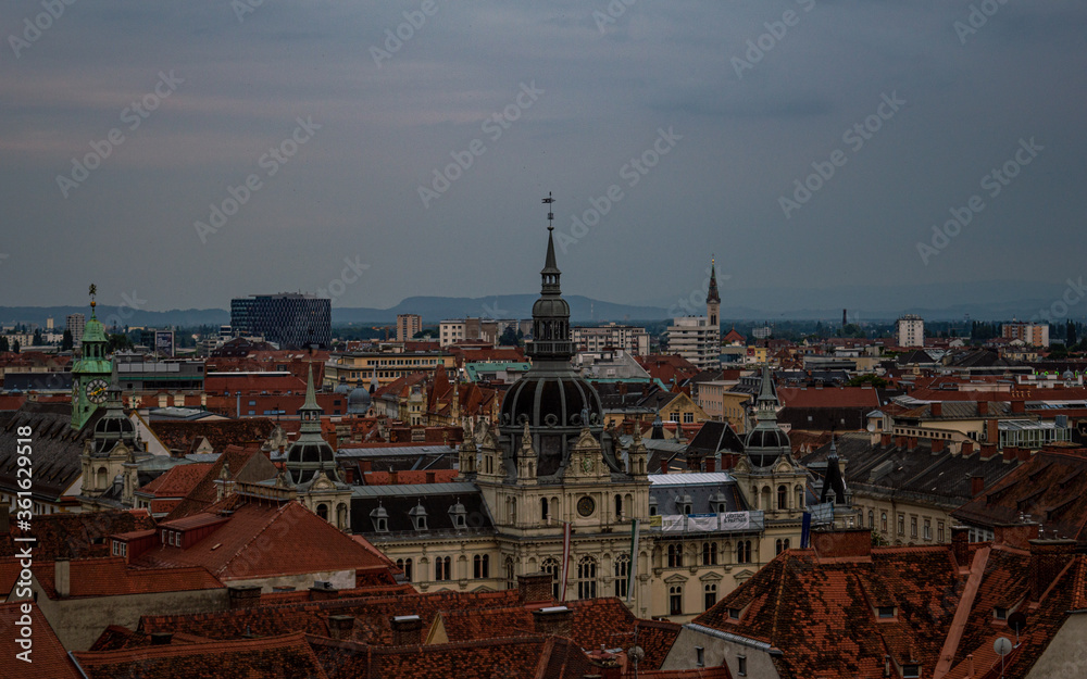 View of the city of Graz