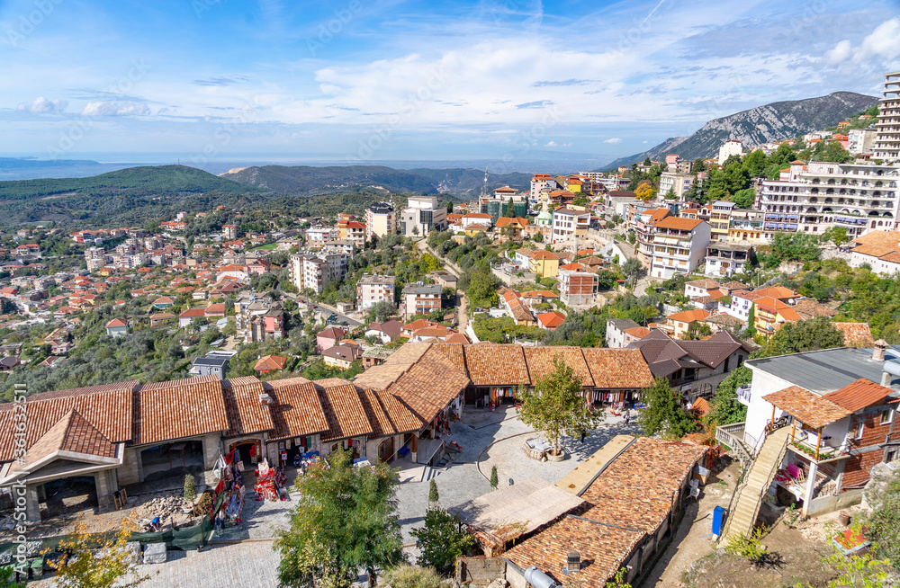 The Beautiful Town of Kruje in Albania