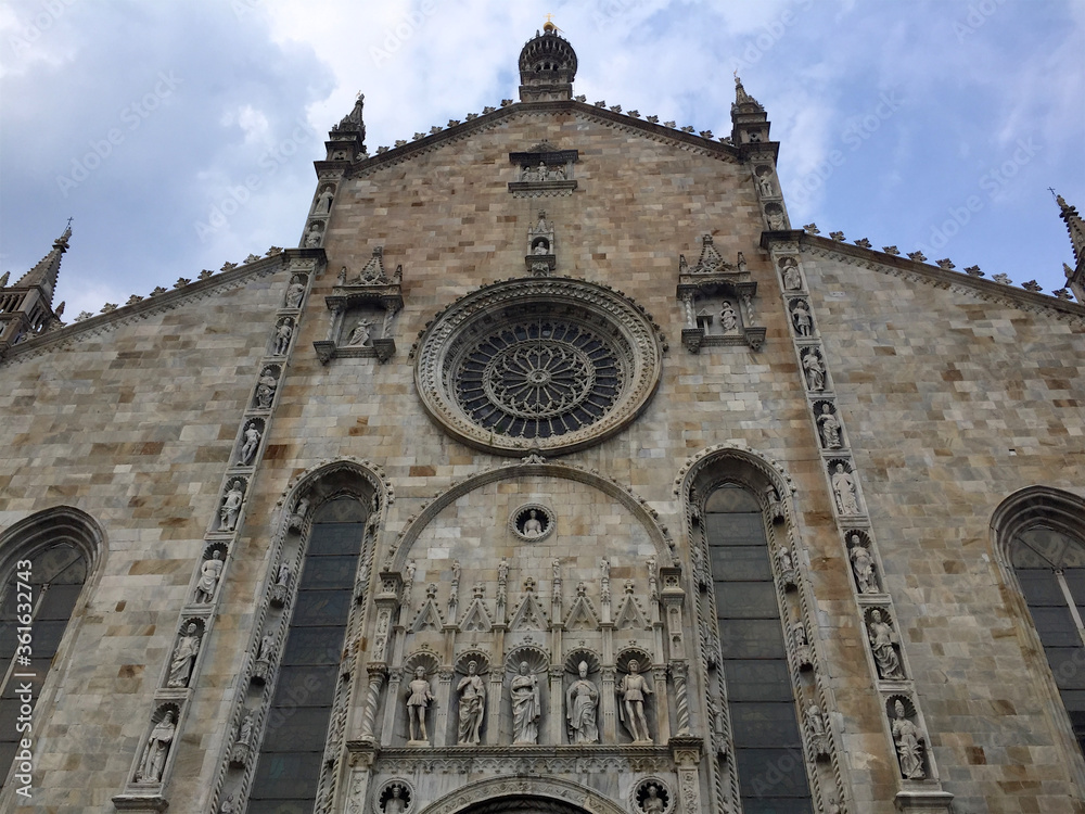 Facade of Como Cathedral