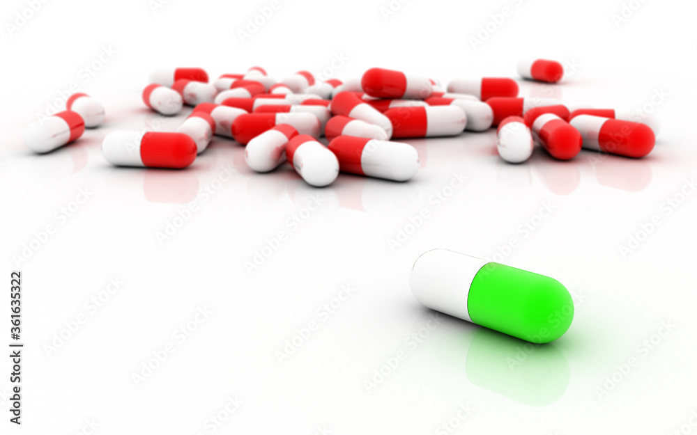 Medicine and health concepts, original 3d rendering Medicine and health concepts, original 3d rendering