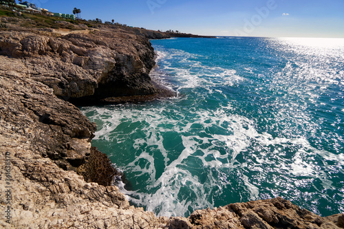 Ayia Napa Cyprus beach sea lagoon famous travel destination