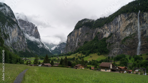 Ausblick übers Lauterbrunnental, Schweiz