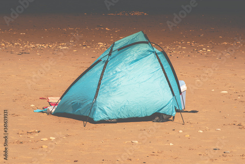 tent on the beach
