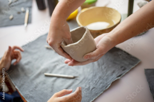 Clay modeling ceramics master class