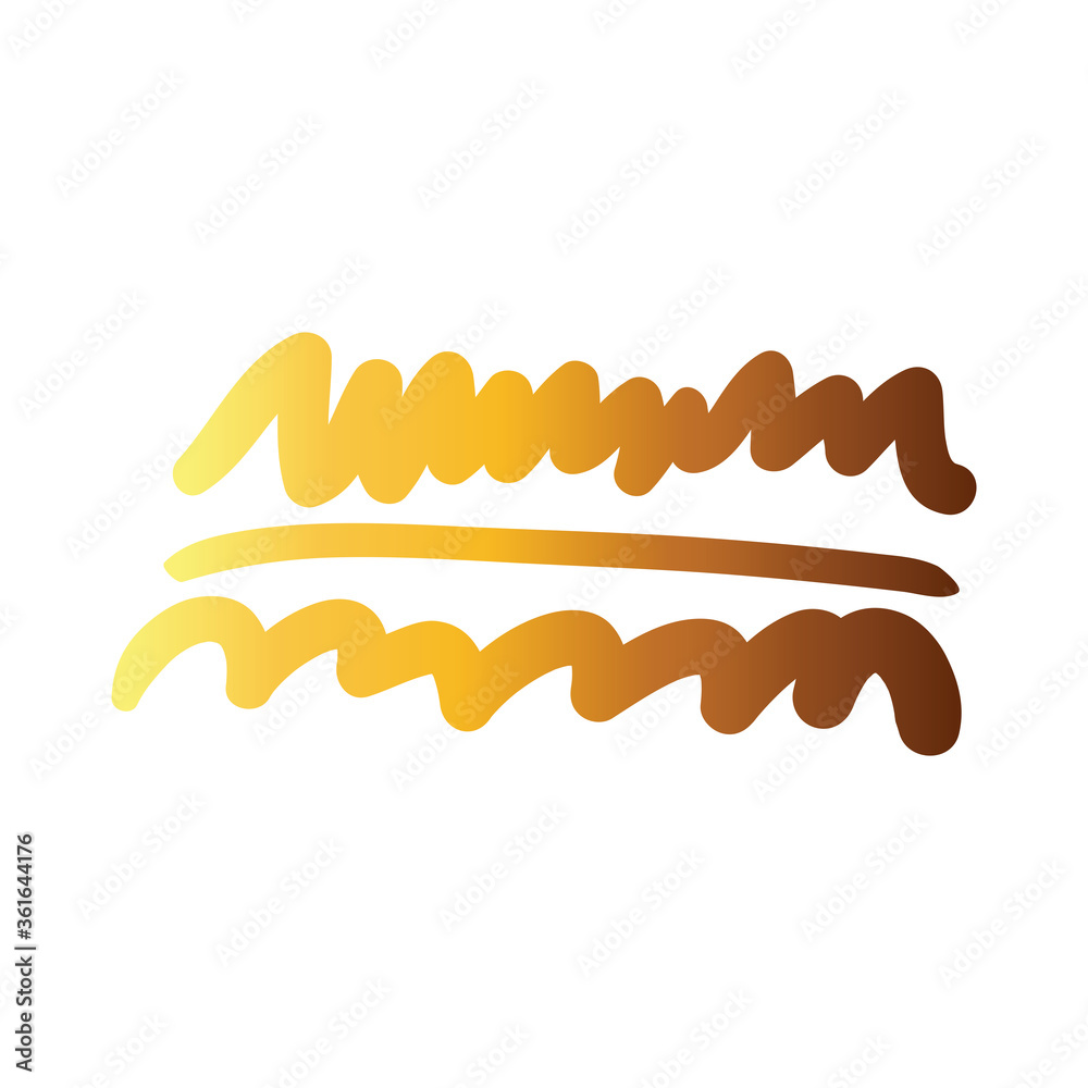 horizontal line and waves creative design with brush stroke degradient style horizontal line and waves creative design with brush stroke degradient style