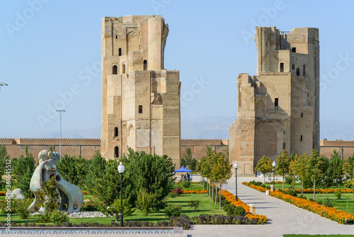 Ak-Saray Palace, Shahrisabz, Uzbekistan photo