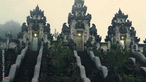 Evening view of Pura Lempuyang Temple