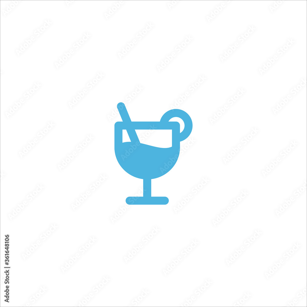 cocktail icon flat vector logo design trendy cocktail icon flat vector logo design trendy