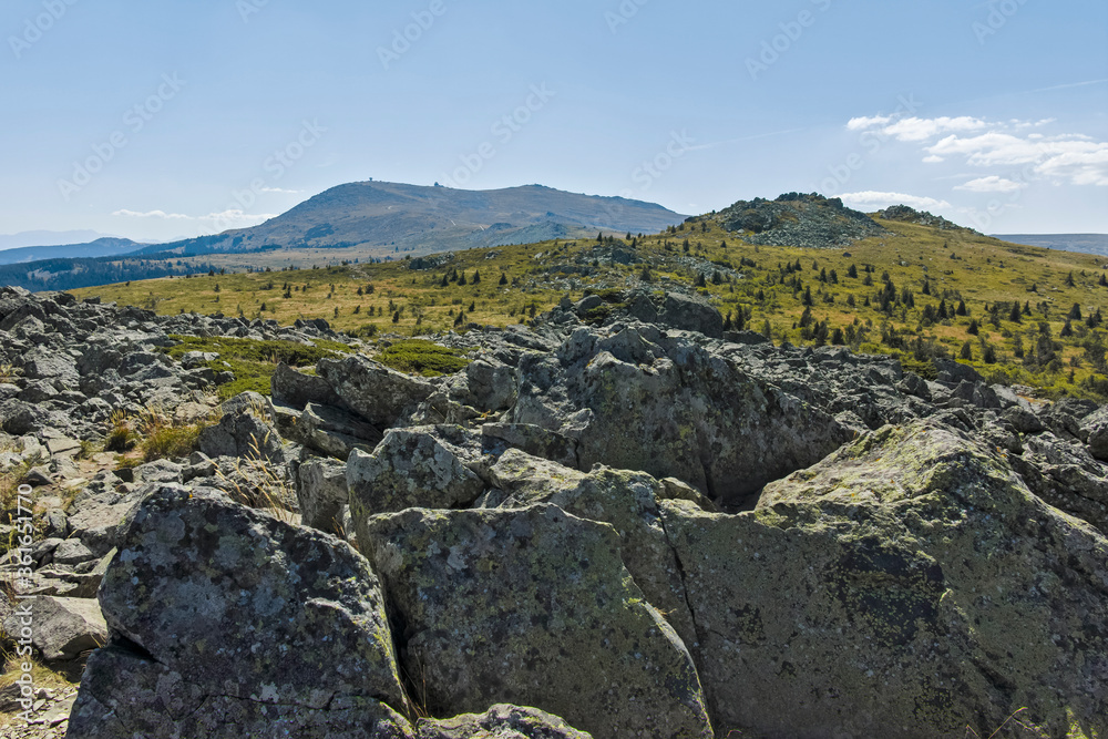 Autumn landscape of Vitosha Mountain, Bulgaria