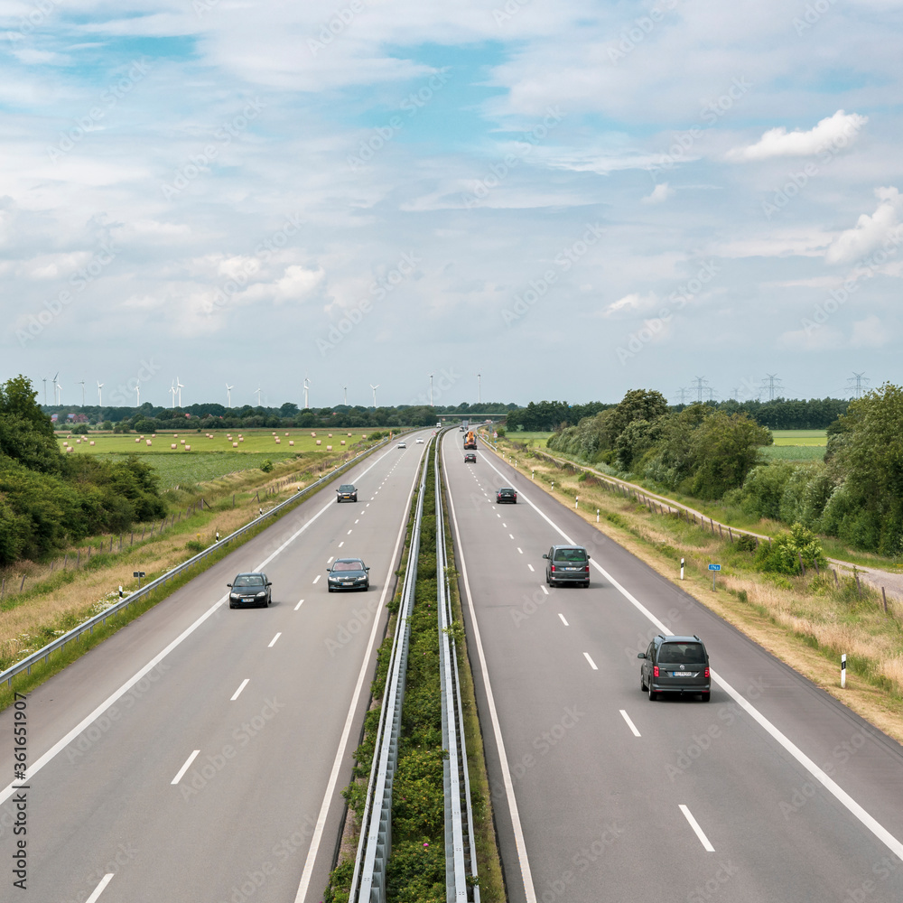 Autos auf der Autobahn