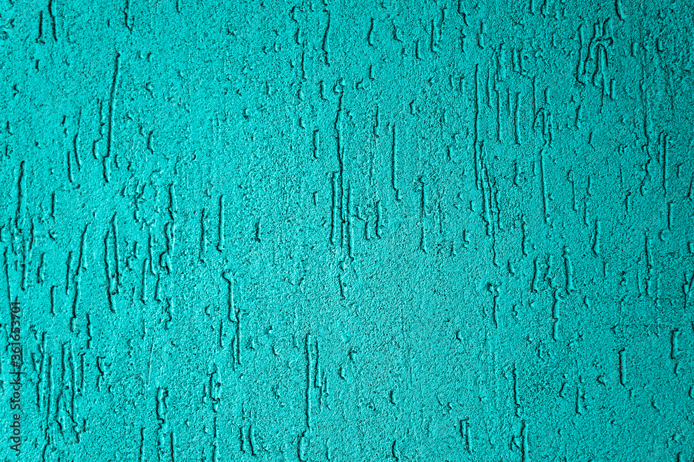 Obraz premium Turquoise wall texture background