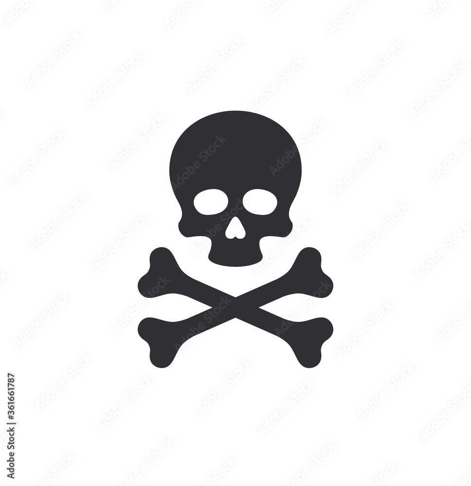 Skull icon. Vector Skull. Flag icon. Jolly Roger. Bones. Pirate flag. Sea flag. Sign of death. Danger sign. Skull with bones. Poison sign. Skull icon. Vector Skull. Flag icon. Jolly Roger. Bones. Pirate flag. Sea flag. Sign of death. Danger sign. Skull with bones. Poison sign.
